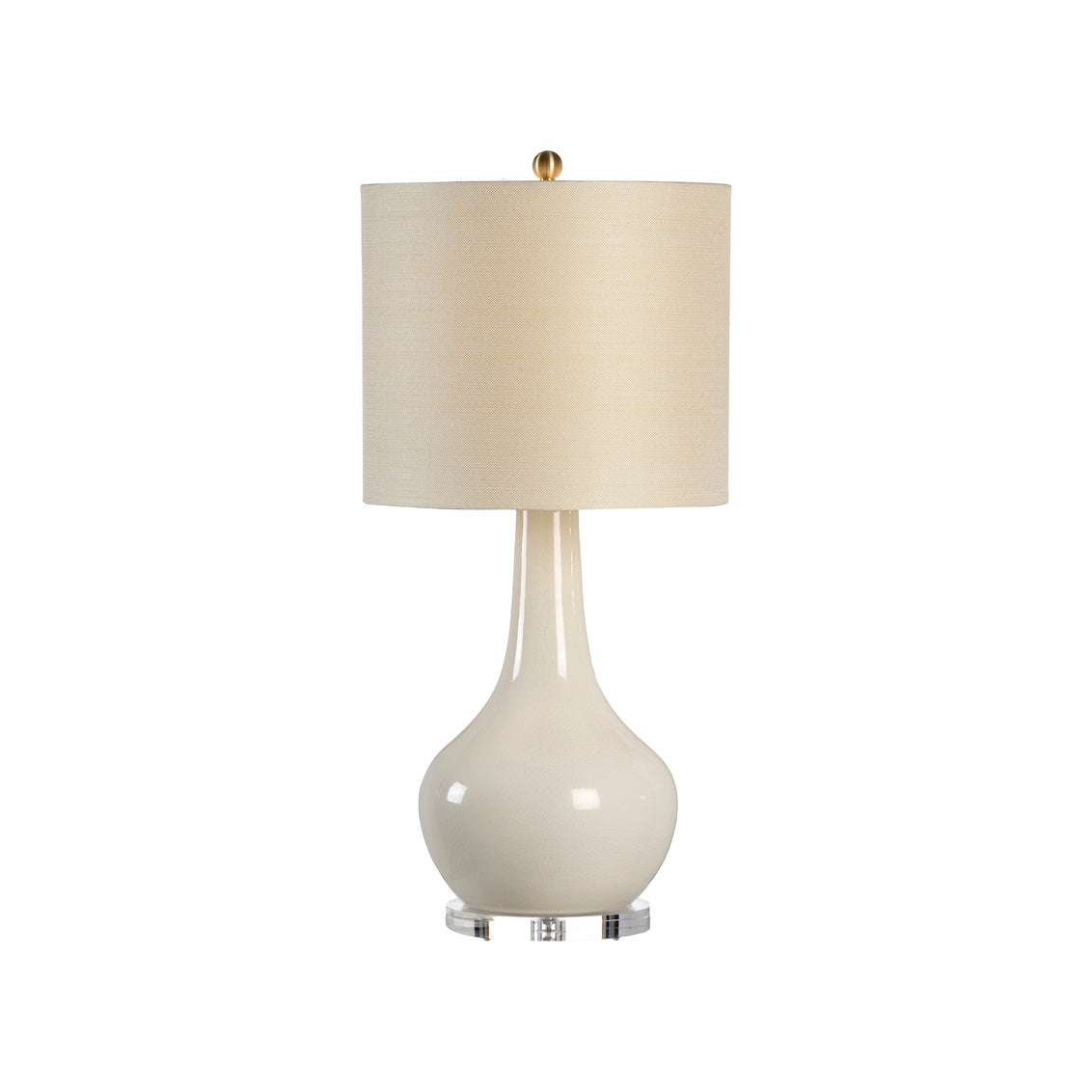 Chelsea House Charles Vase Lamp - Cream