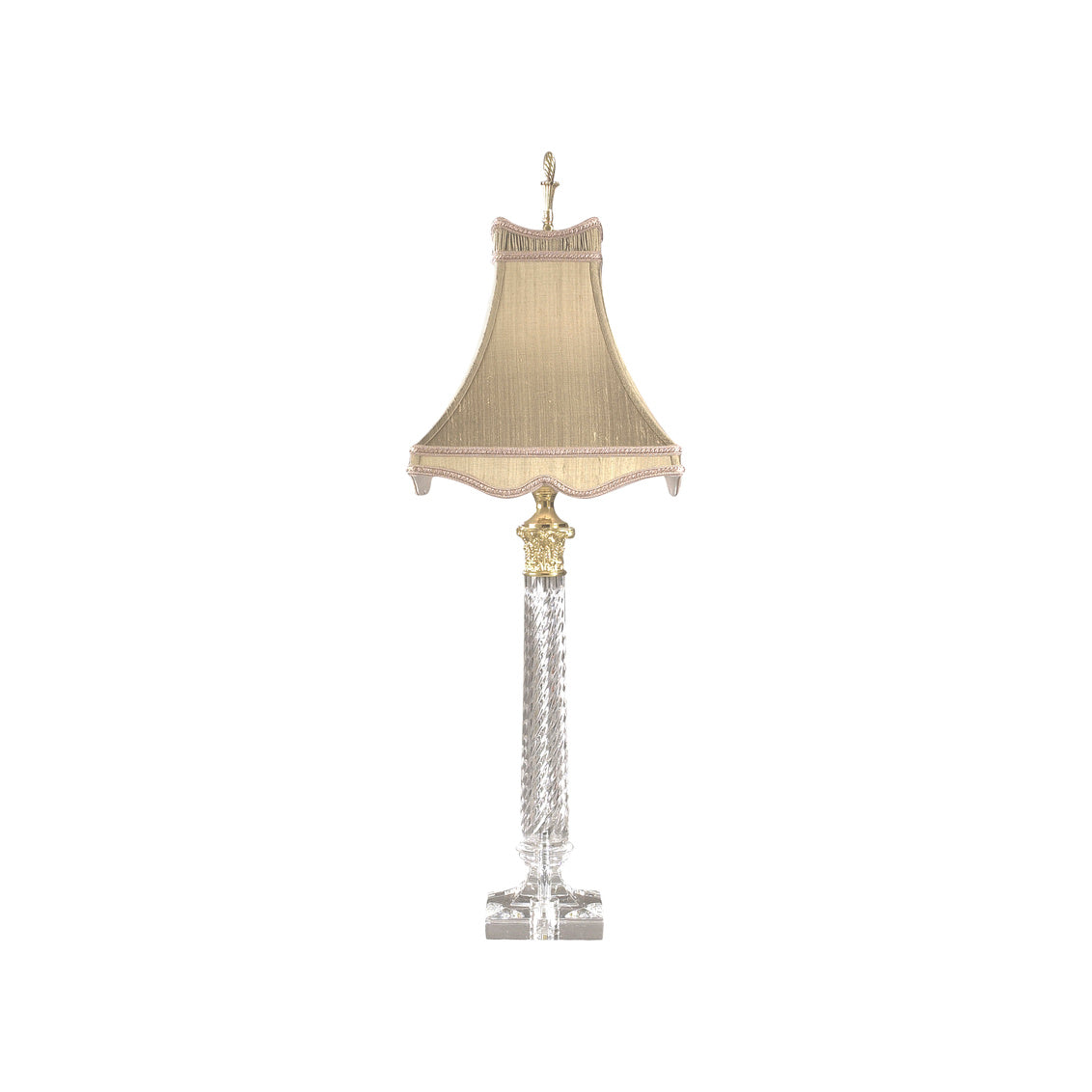 Chelsea House Twist Crystal Accent Lamp