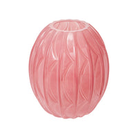 Design Shop Pink Candy Covered Budvase, 3.5" X 4.25".