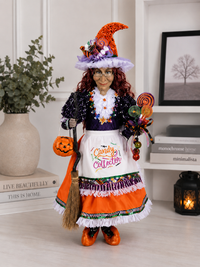 Design Shop Candy Collector Witch Figurine 29"