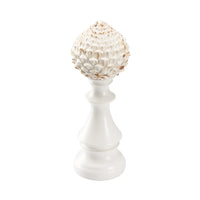 Chelsea House Artichoke Finial - White (Lg)