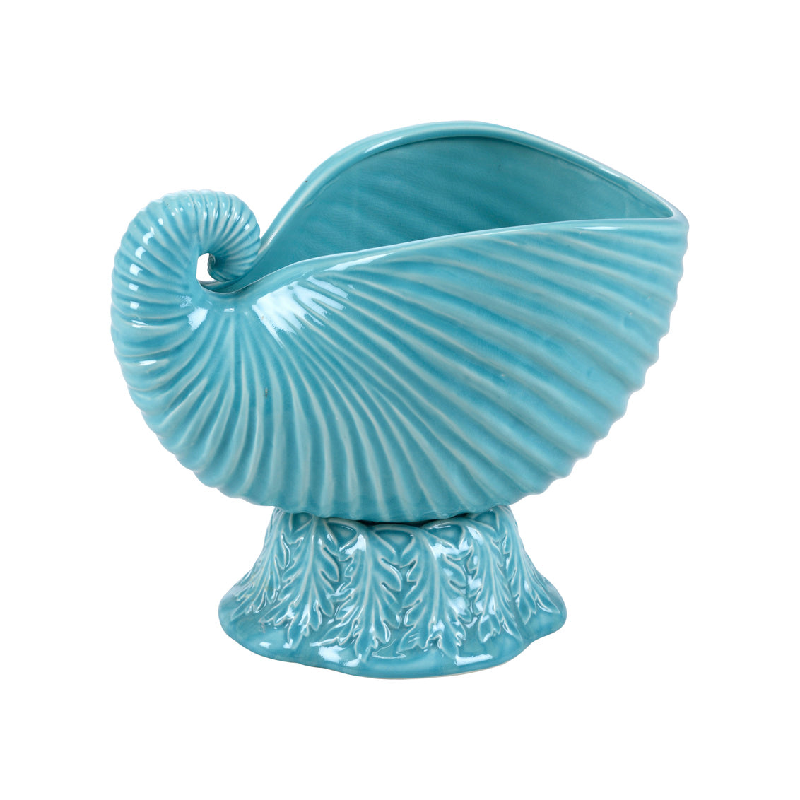 Wildwood Concha Cachepot - Aqua