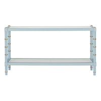 Chelsea House Conner Cane Console - Blue