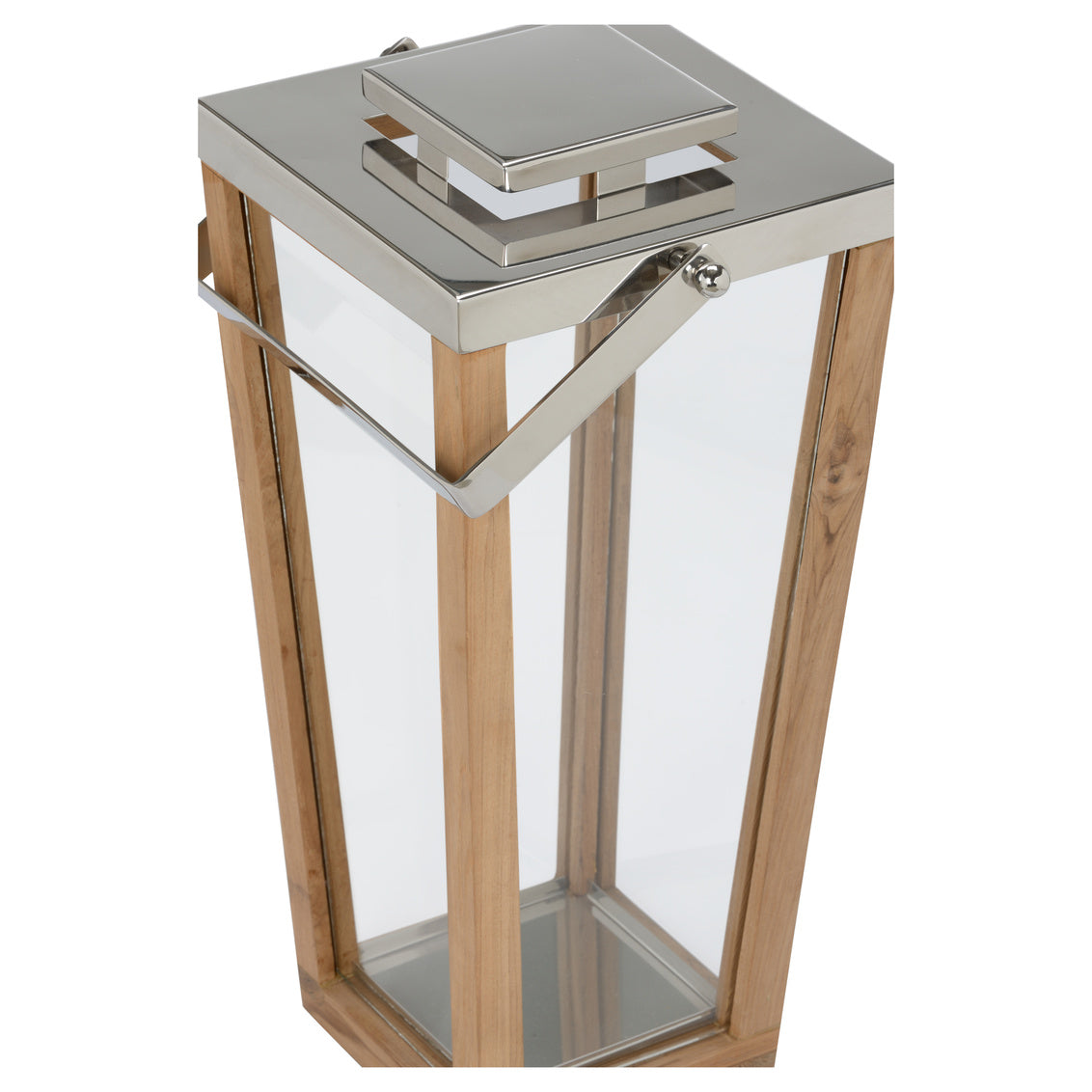 Wildwood Lanai Teak and Glass Hurricane - LG