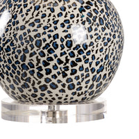 Wildwood Snow Leopard Lamp - Blue