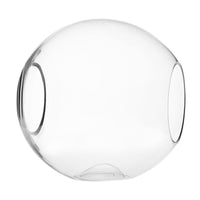 Design Shop Clear Crosswinds Vase, 10" X 9".
