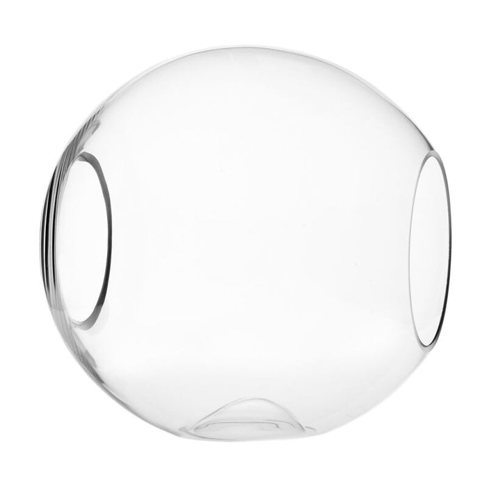 Design Shop Clear Crosswinds Vase, 10" X 9".