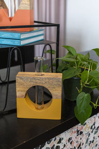 Design Shop Yellow Lotem Propagation Stand, 6" X 8.5", Set of 4.