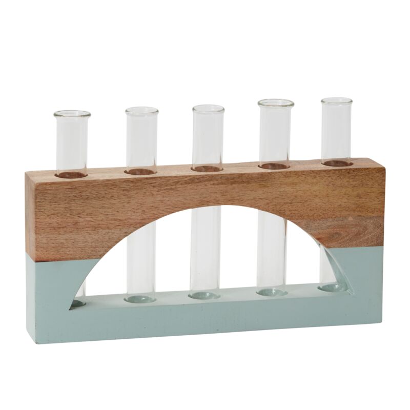 Design Shop Light-Blue Lotem Propagation Stand, 13.25" X 8.5".