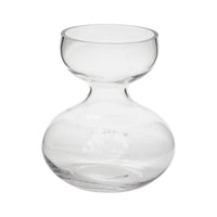 Design Shop Clear Ashby Vase, 6.75" X 8".