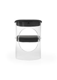 Wildwood Baran Barrel Back Acrylic Chair - Black