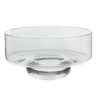 Design Shop Clear Zurich Collection Compote, 9.5" X 4.25".