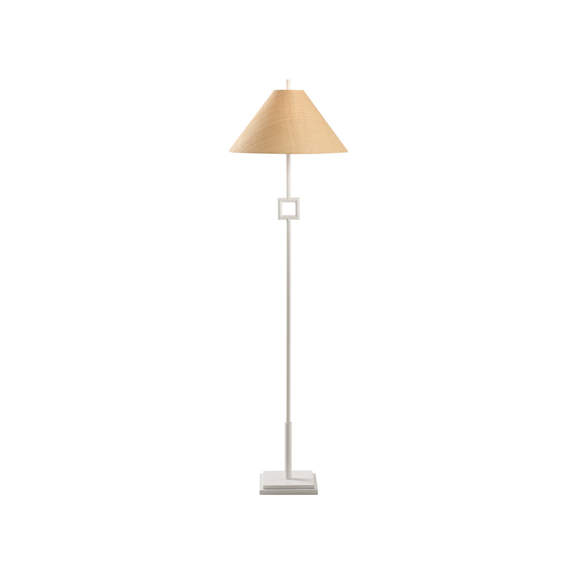 Chelsea House Overhill Floor Lamp - Matte White