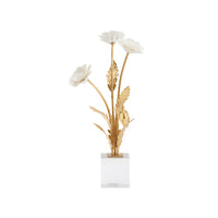 Chelsea House Porcelain Poppie in Crystal Base