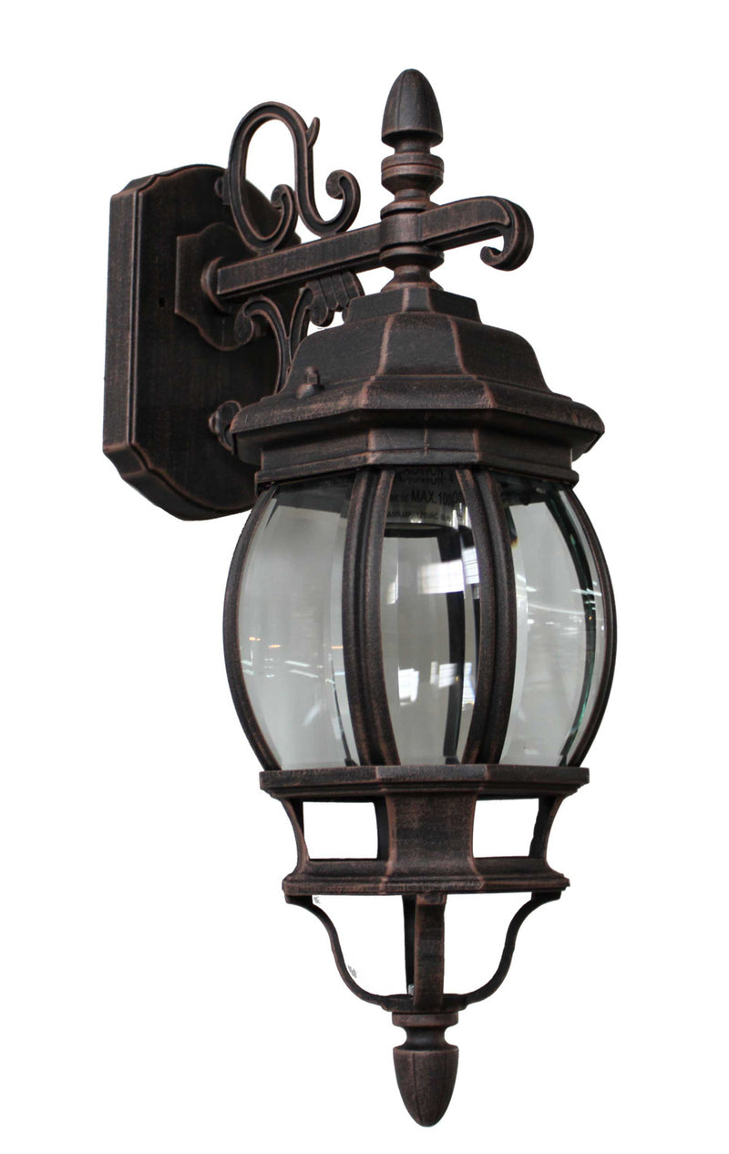 Artcraft One Light Outdoor Wall Mount from the Classico collection in Rust finish