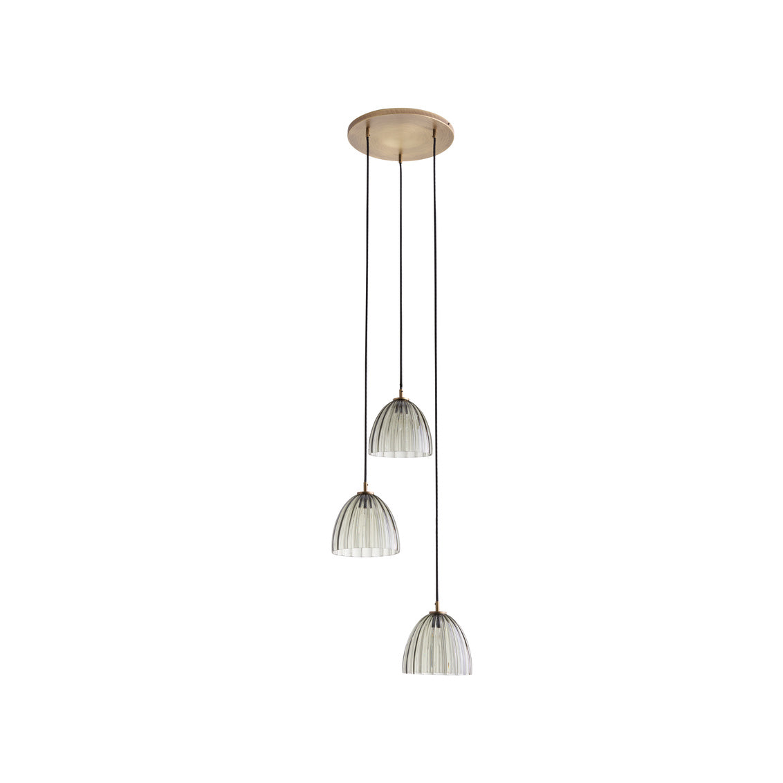 Wildwood Caterina Triple Pendant - Smoke