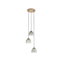 Wildwood Caterina Triple Pendant - Smoke