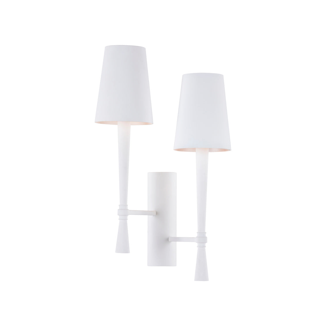 Wildwood Dumas Plaster Sconce - White (Right)