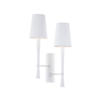 Wildwood Dumas Plaster Sconce - White (Right)