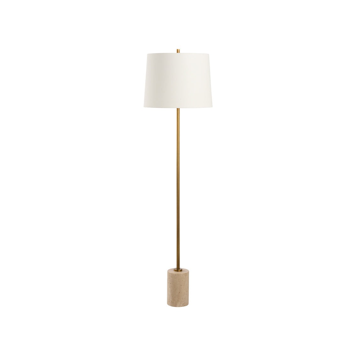 Chelsea House Lambeth Floor Lamp - Travertine
