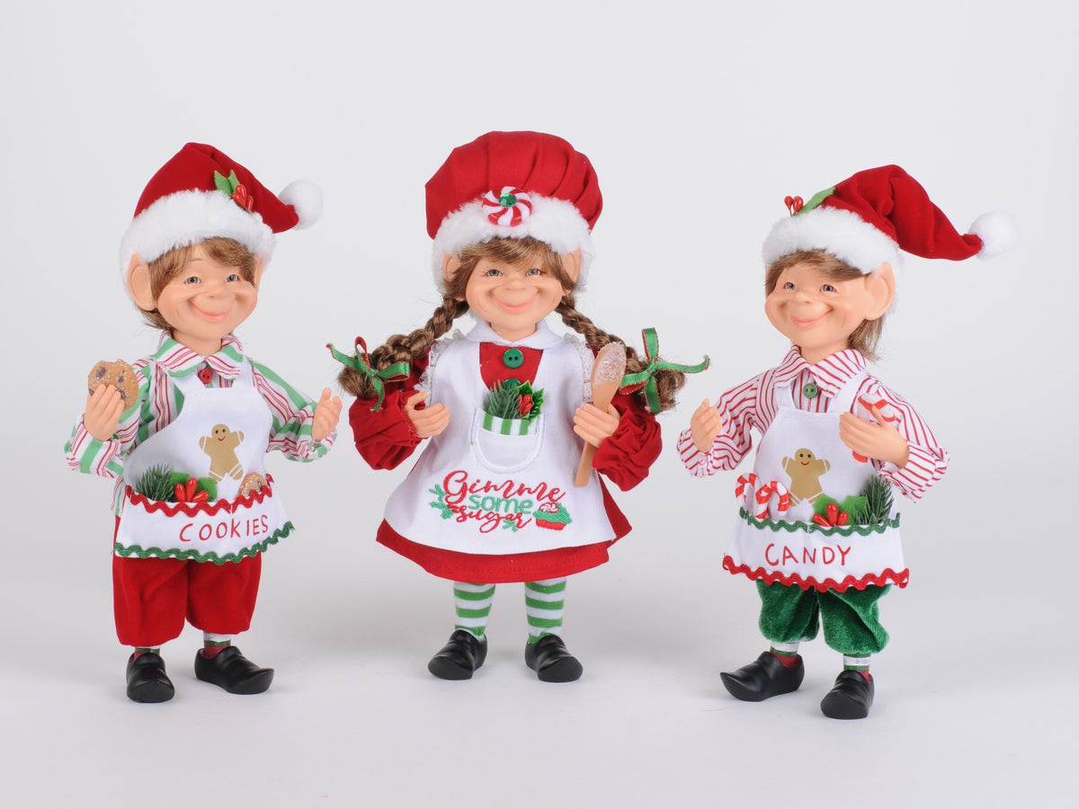 Karen Didion 3 Piece Sugar Rush Elf Set