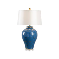 Chelsea House Ginger Jar Lamp - Blue