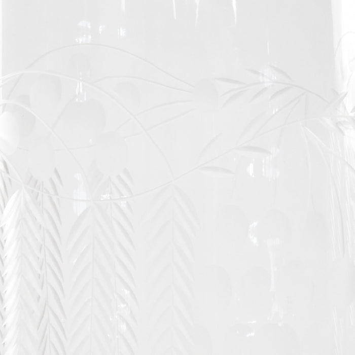 White geometric pattern on a white background