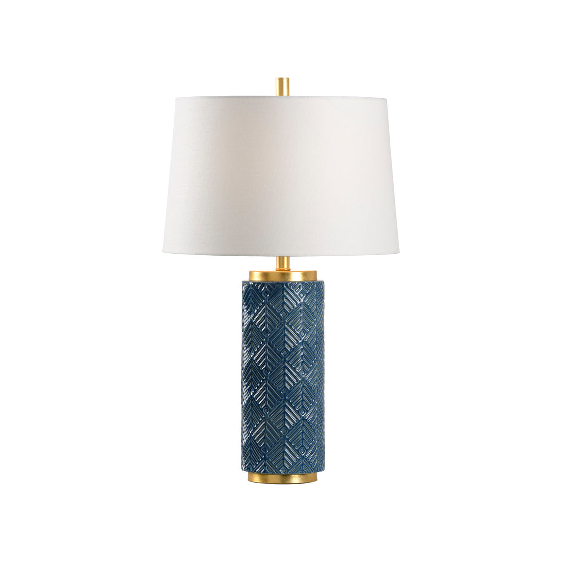 Wildwood Mountain Pine Lamp - Denim