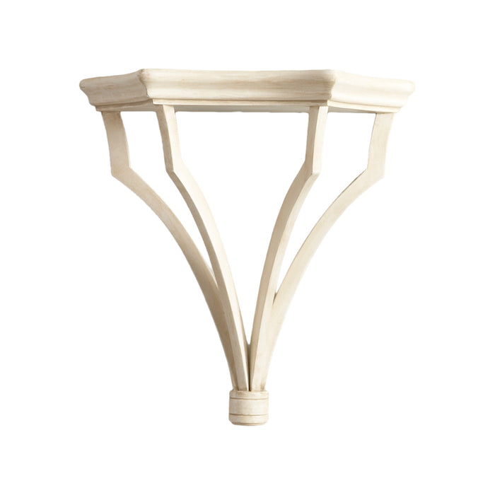 Decorative wall bracket on a white background