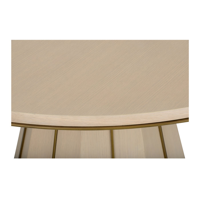 Beige textured lampshade on a white background
