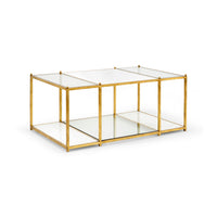 Chelsea House Directoire Stripe Coffee Table