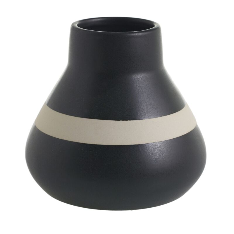 Design Shop Tribeca Vase 6"X5.75" One Stripe