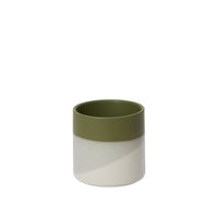 Design Shop Green Lauris Collection Pot, 4.5" X 4.5", Set of 2.