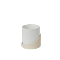 Design Shop White Brisbane Pot, 4.75" X 5.5".