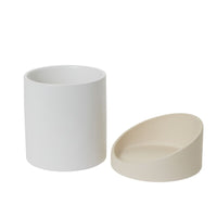 Design Shop White Brisbane Pot, 6.5" X 7.25".