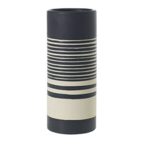 Design Shop Black Sinclair Collection Vase, 3.5" X 8.5"