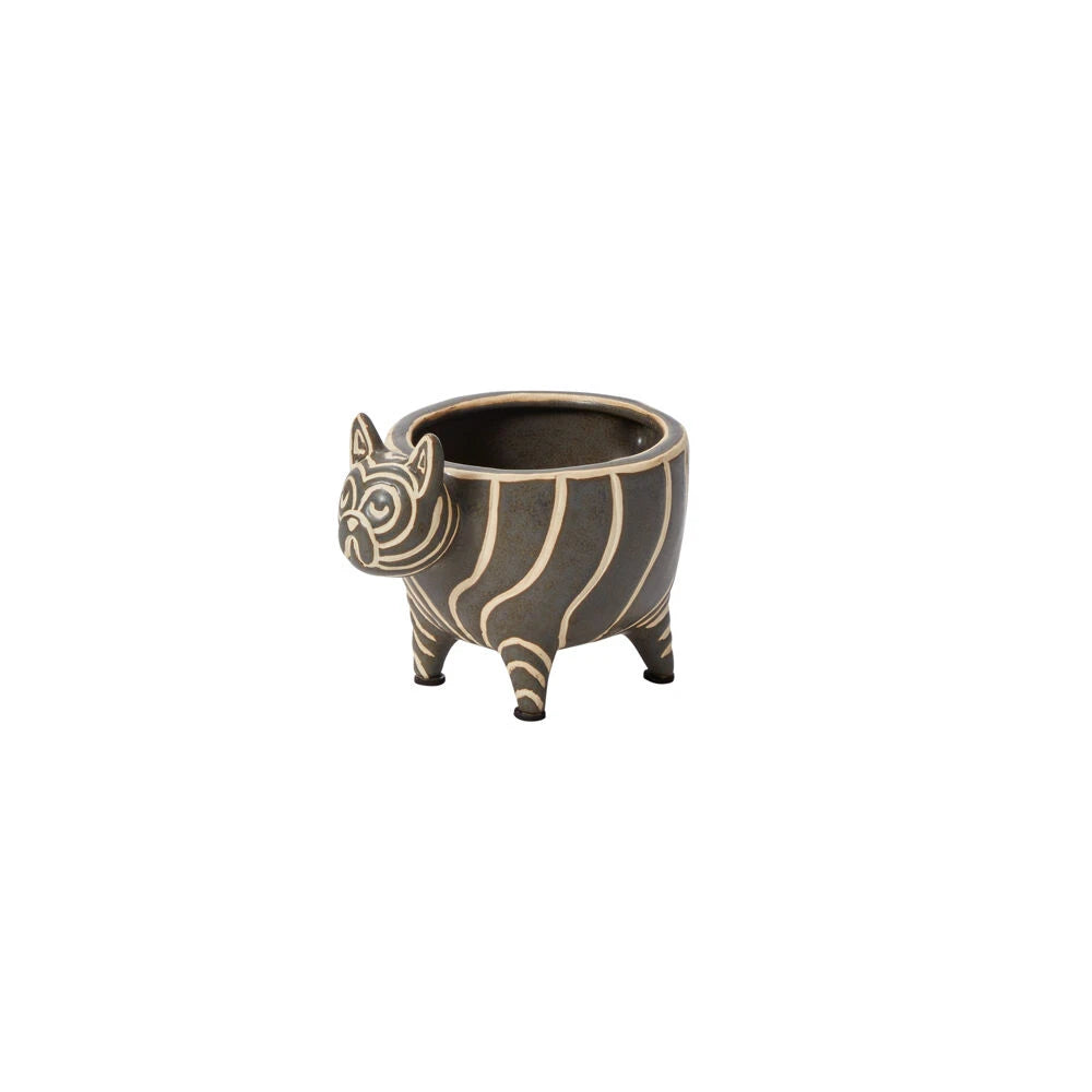 Design Shop White Puppy Love Planter