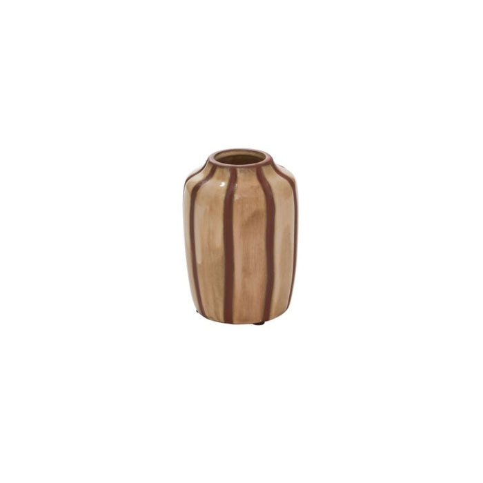 Design Shop Brown Mollino Collection Budvase, 3.5" X 5.25", Set of 4.