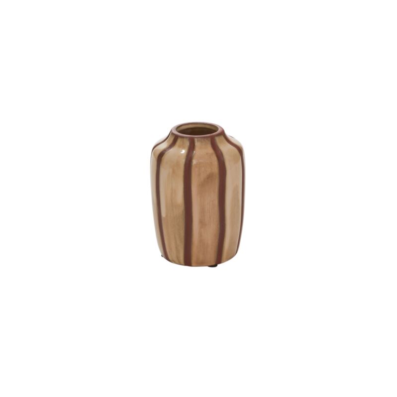 Design Shop Brown Mollino Collection Budvase, 3.5" X 5.25", Set of 4.