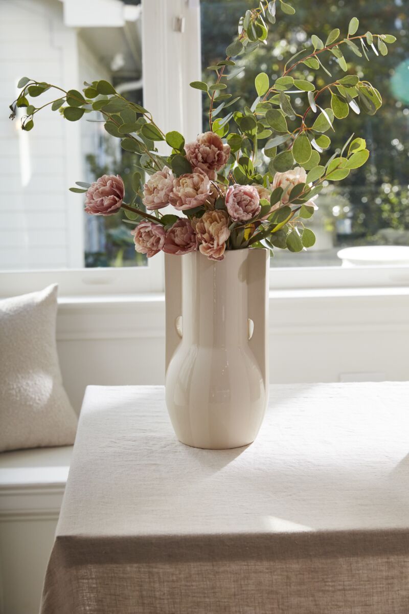 Design Shop Off-White Replay Collection Vase, 6.25" X 12"