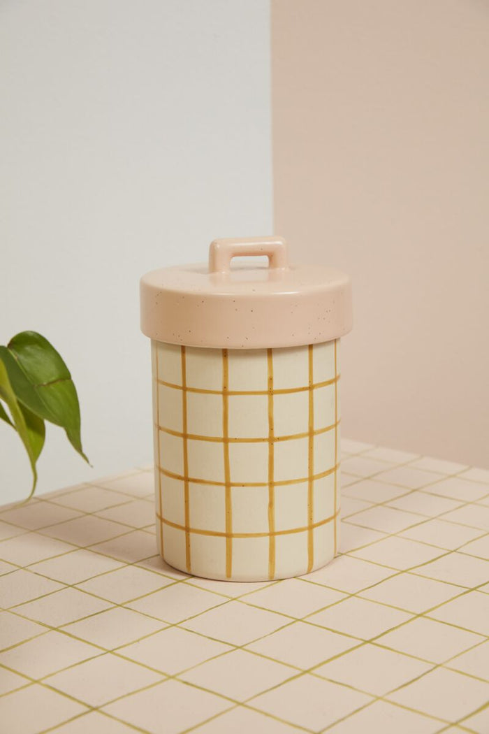 Design Shop Multicolor Margot Canister, 5.75" X 9.25"