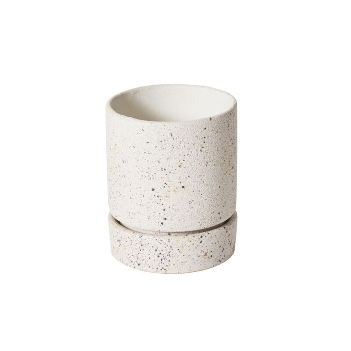 Design Shop Off-White Nisha Pot, 6.5" X 7.5".