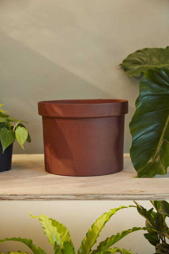 Design Shop Terracotta Klamath Pot, 11.25" X 8.75".