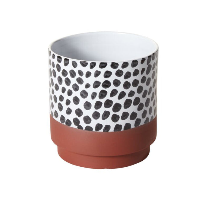 Design Shop Multicolor Lassen Pot, 6" X 6".