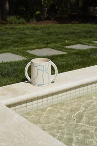 Design Shop White Maritza Pot, 10.5" X 8"