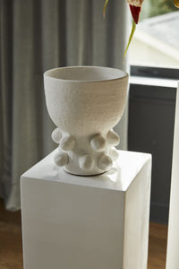 Design Shop White Proton Pot, 8.25" X 10"