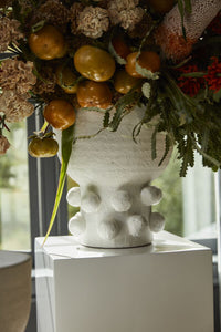 Design Shop White Proton Pot, 11.25" X 12.25".