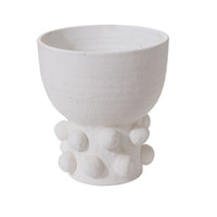Design Shop White Proton Pot, 11.25" X 12.25".