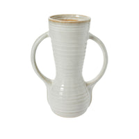 Design Shop Off-White Telfair Vase, 13.25" X 17.25".