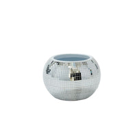 Design Shop Silver Disco Collection Pot, 6.5" X 4.75".